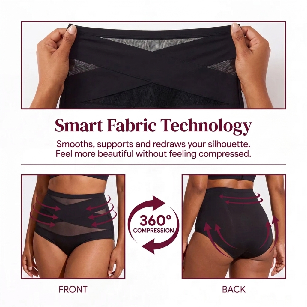 Smoothline Brief™ — High-Waisted Tummy Control Shapewear
