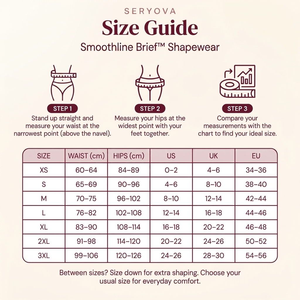 Smoothline Brief™ — High-Waisted Tummy Control Shapewear