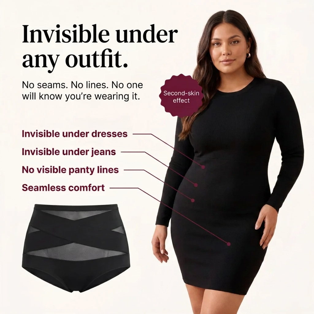 Smoothline Brief™ — High-Waisted Tummy Control Shapewear